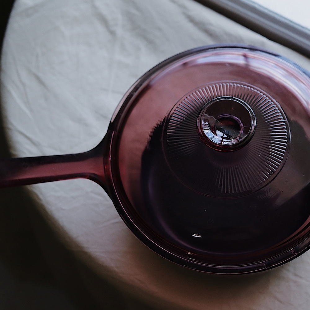 Glass tinted pot